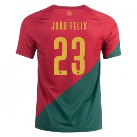 Camiseta Portugal Joao Felix 23 Primera Equipación Copa Mundo 2022